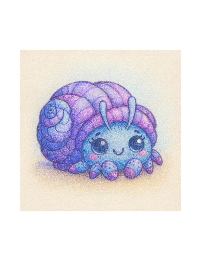 🌊 わくわく海のいきものセット 第13章:ヤドカリ クルリ