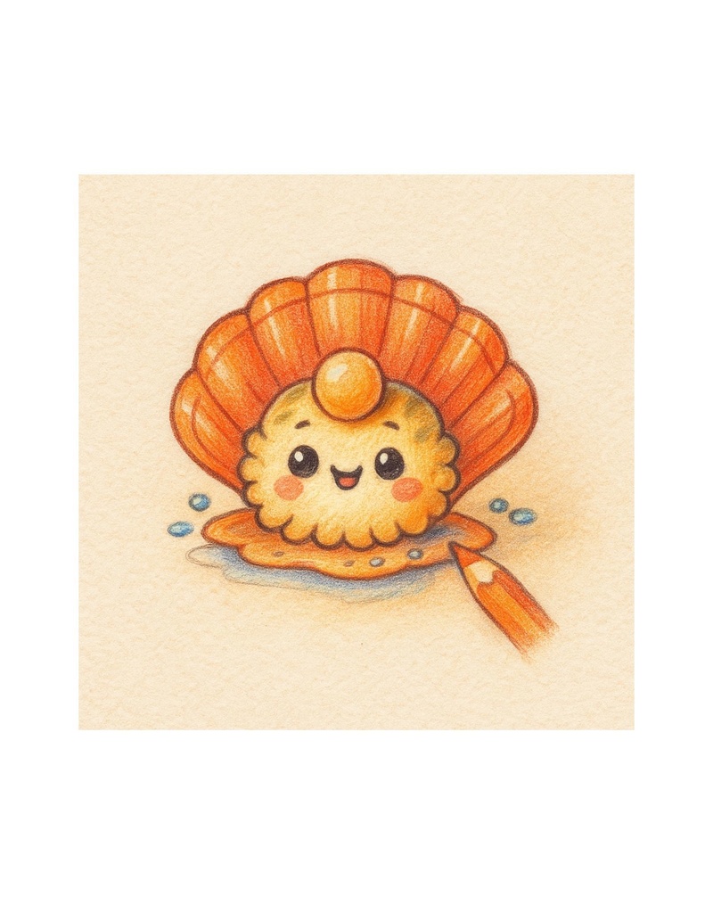 🌊 わくわく海のいきものセット 第18章 :ホタテ ホタポン