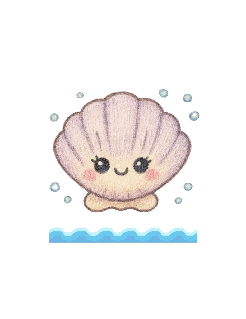 🌊 わくわく海のいきものセット 第18章 :ホタテ ホタポン