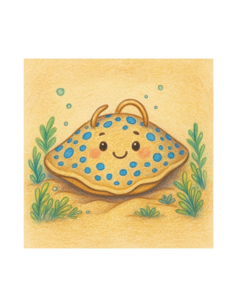 🌊 わくわく海のいきものセット 第19章 :エイ マンタリオ