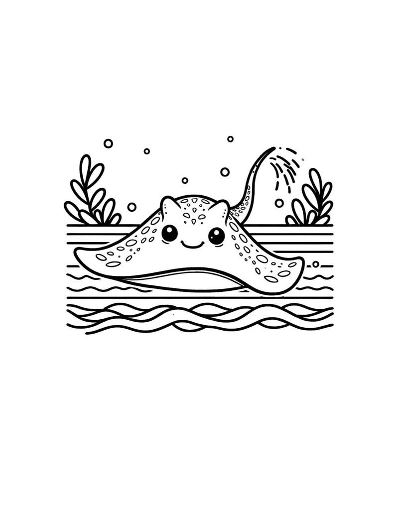 🌊 わくわく海のいきものセット 第19章 :エイ マンタリオ