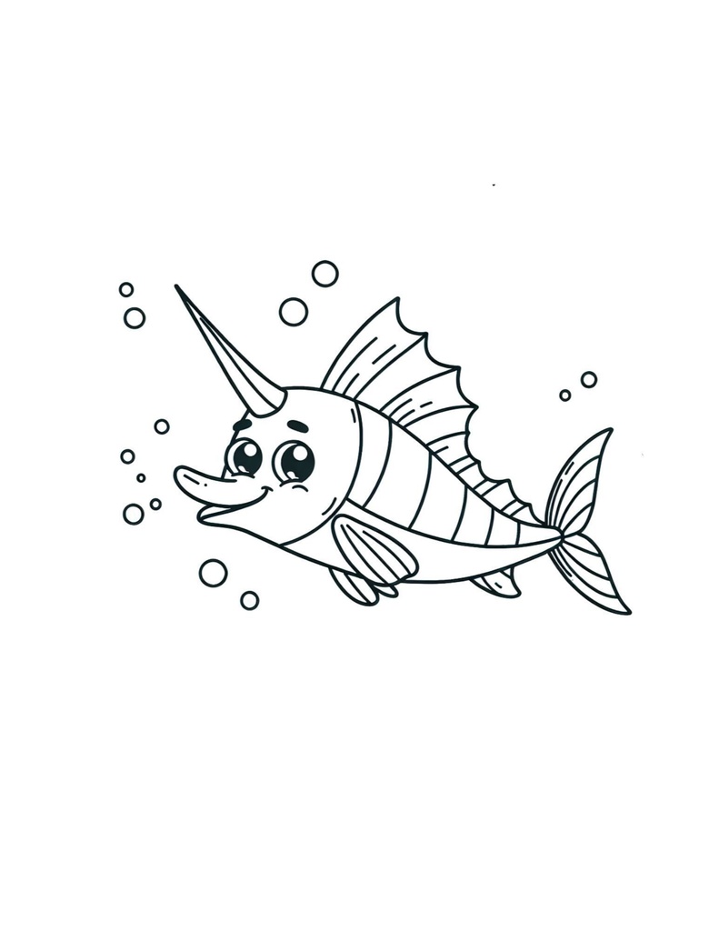 🌊 わくわく海のいきものセット 第20章 :カジキ ソウジロウ