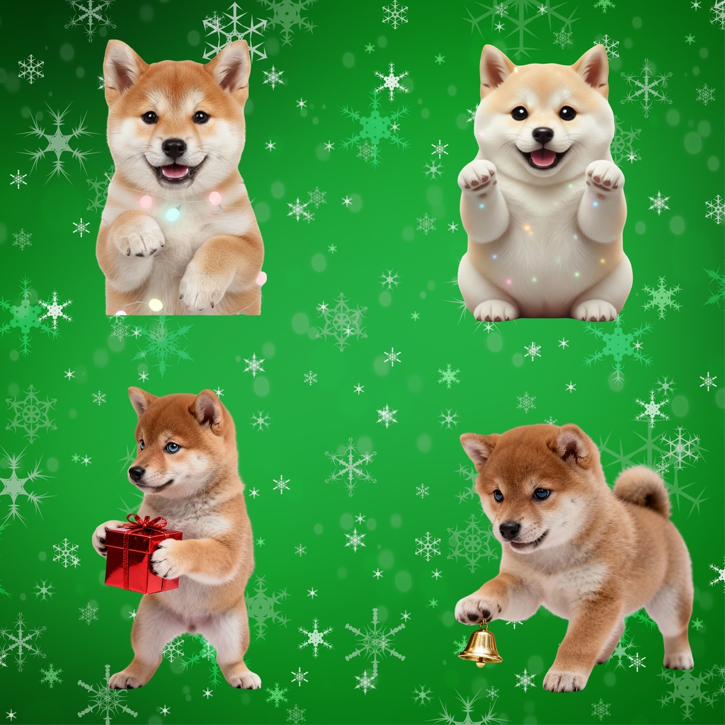 ðŸ Fluffy Xmas LoopsïŒGIF 8æ¬ã»ããïŒ