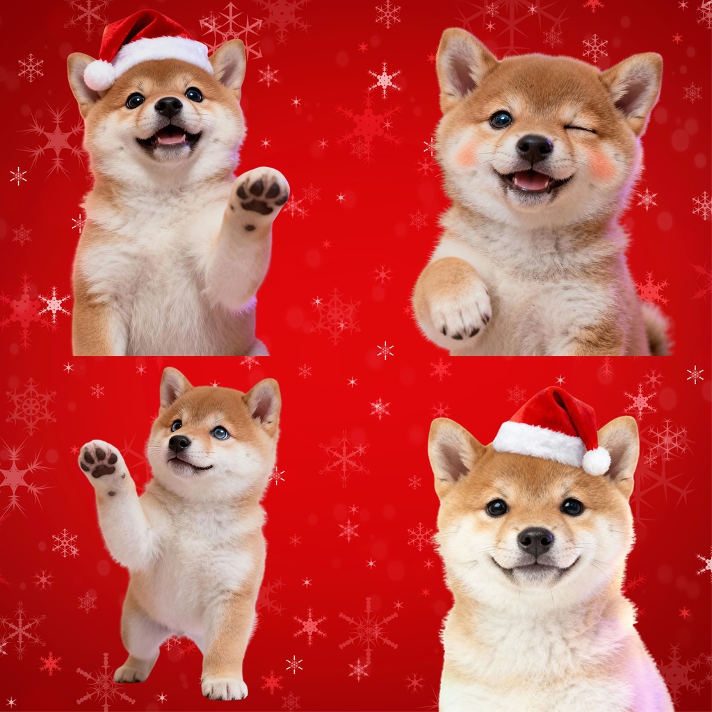 ðŸ Fluffy Xmas LoopsïŒGIF 8æ¬ã»ããïŒ