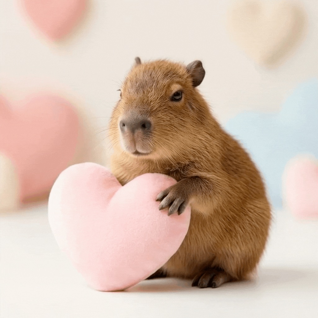 Capybara Love Loops – Valentine カピバラ愛ループ – バレンタイン