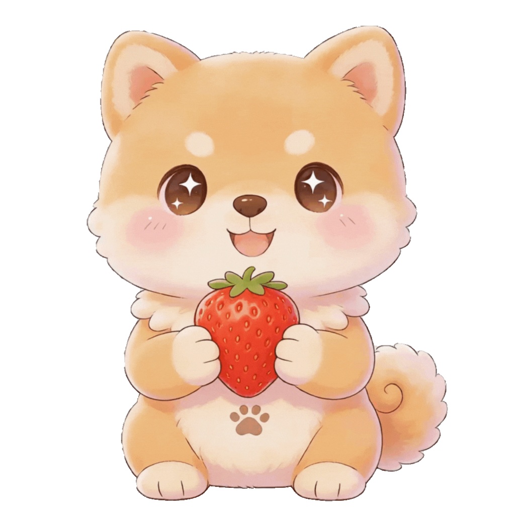 🐕 きゅんする柴犬|ふわループGIF(透過)8点