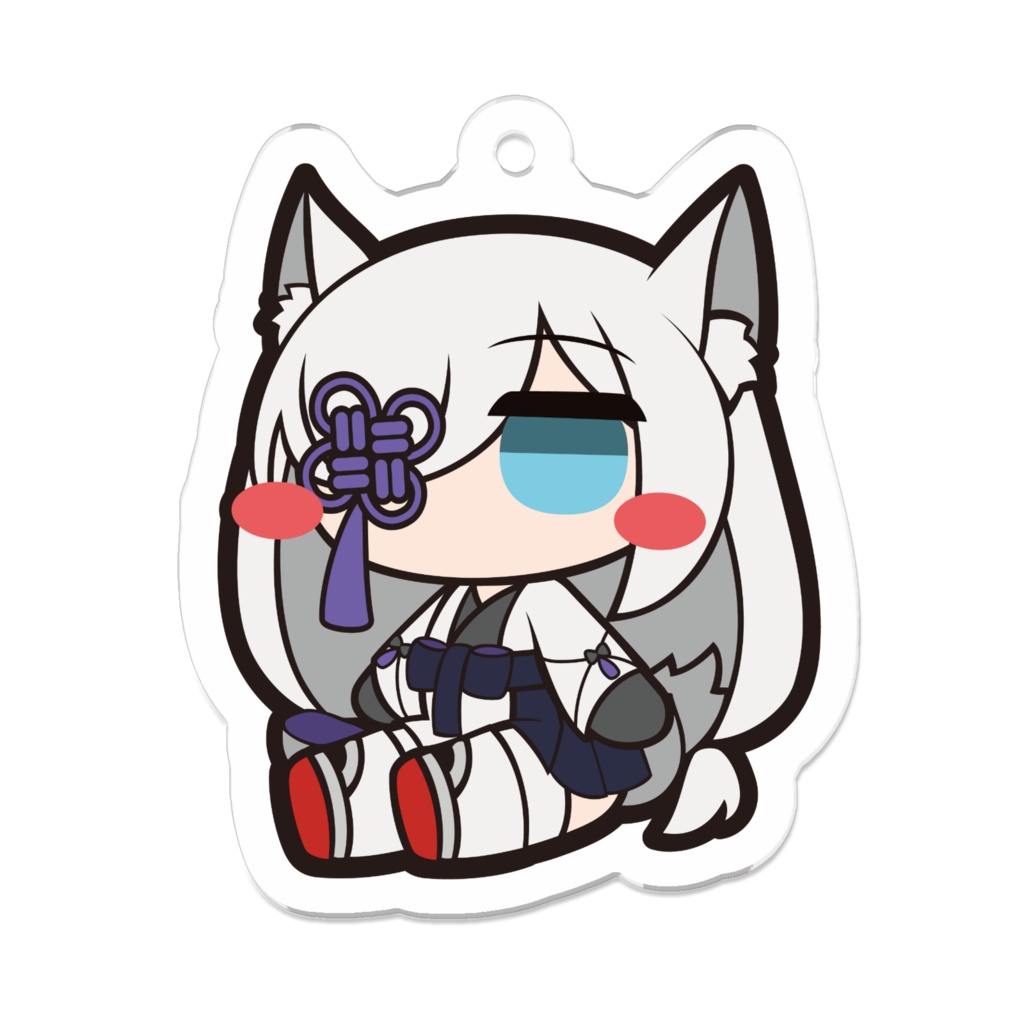 アクリルキーホルダー　霞