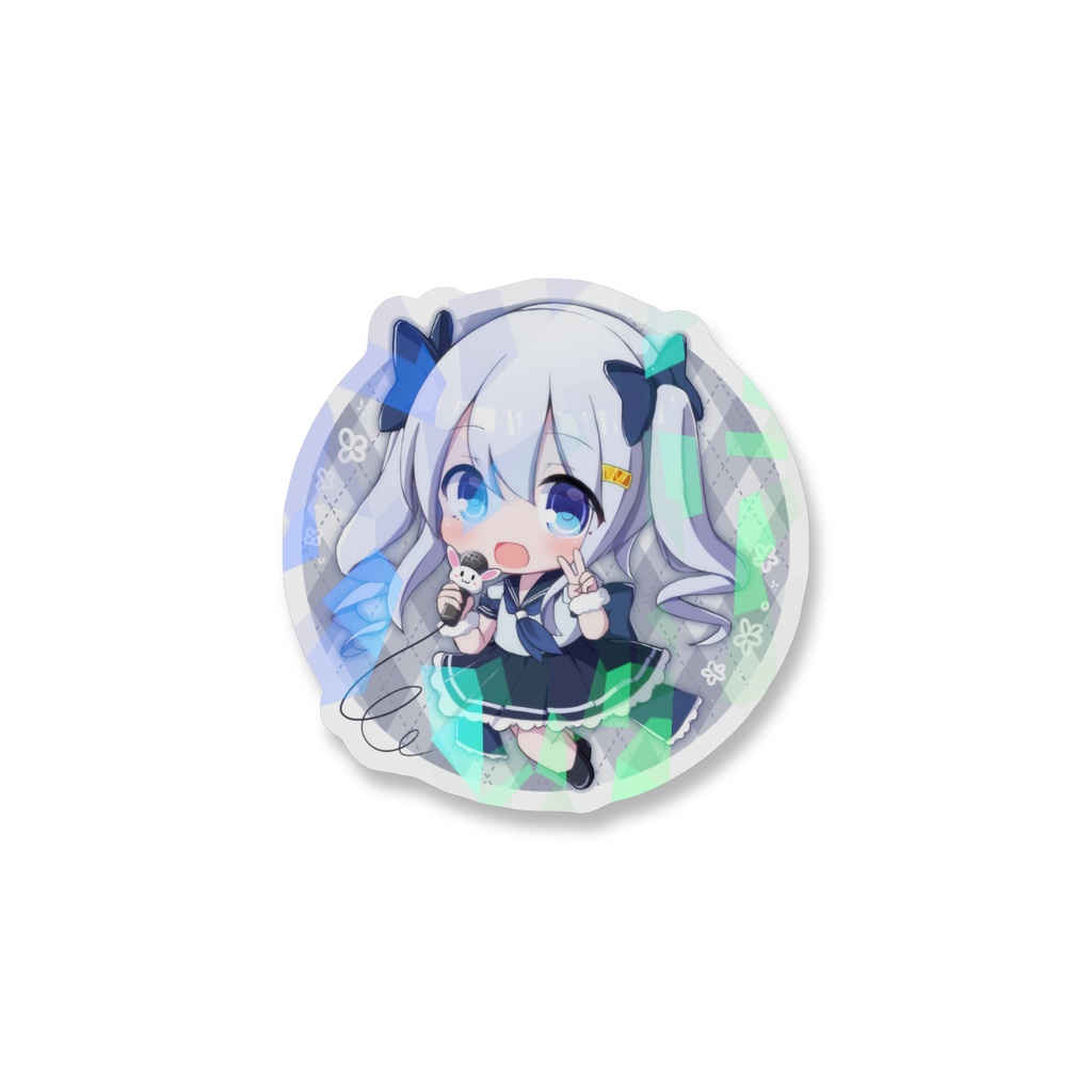 一之瀬りとホログラムスマホステッカー