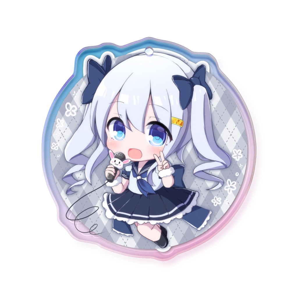 一之瀬りとオーロラアクリルキーホルダー