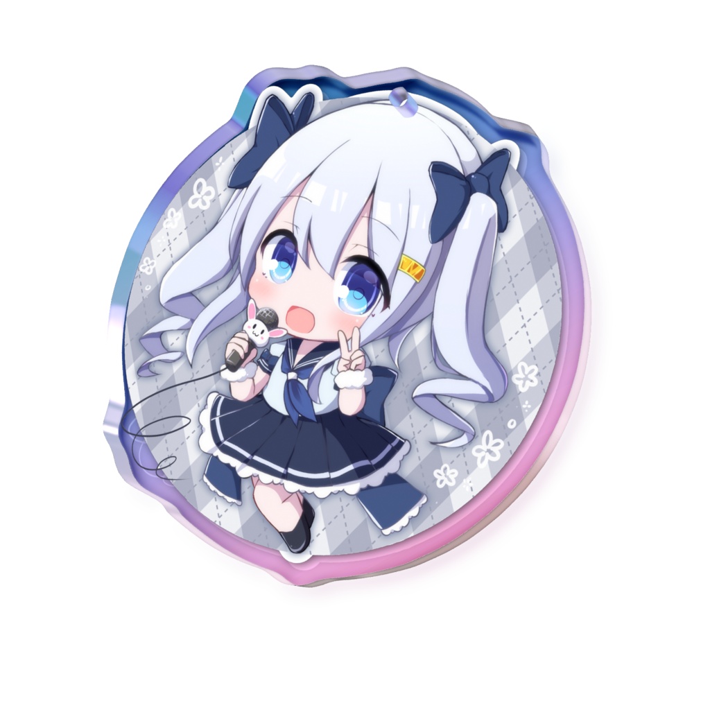 一之瀬りとオーロラアクリルキーホルダー