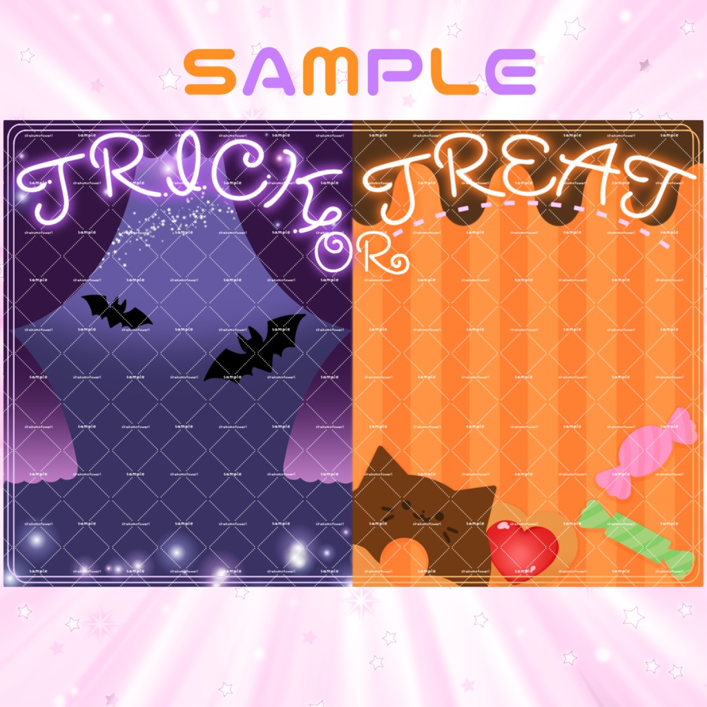 ハロウィンてぇてぇ素材