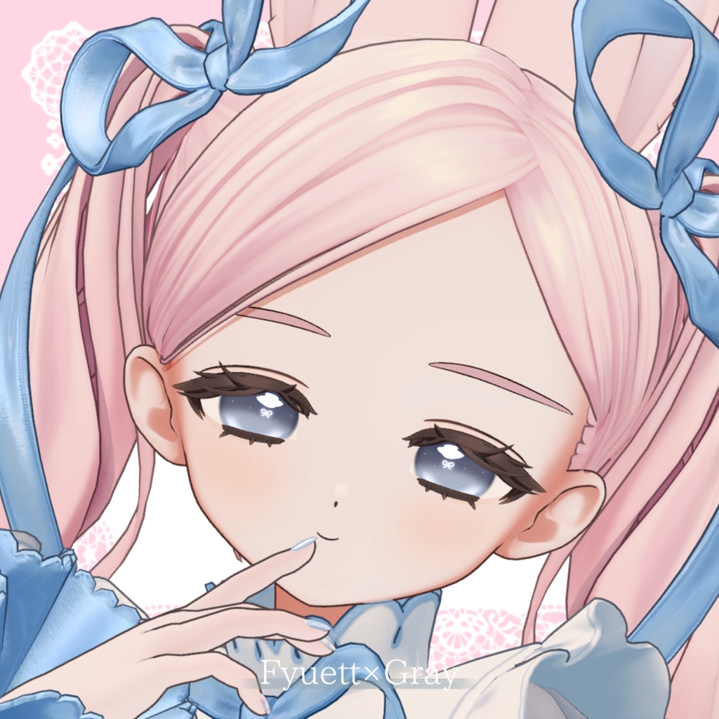🩷プレ企画&販売記念SALE🩷【7アバター対応】ときめきリボンアイ/RibbonEye🎀