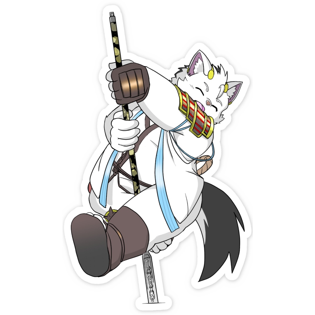 筑前くんスマホステッカー ~通常装備~