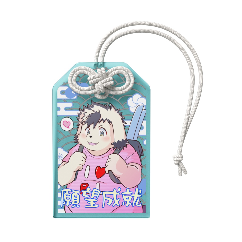 但馬・アクリル製『願望成就守り』