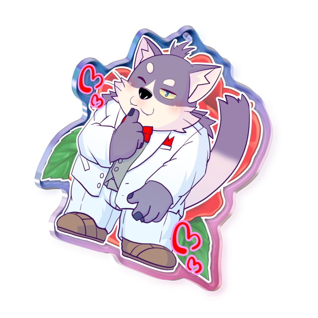 バヤシ君『ウエディングタキシード』アクリルキーホルダー