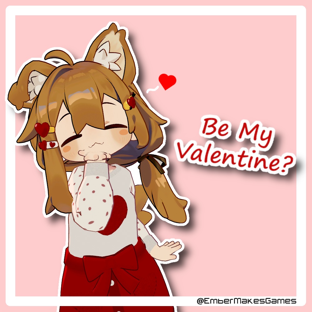 【まめひなた/Mamehinata対応】Mamehinata Valentine