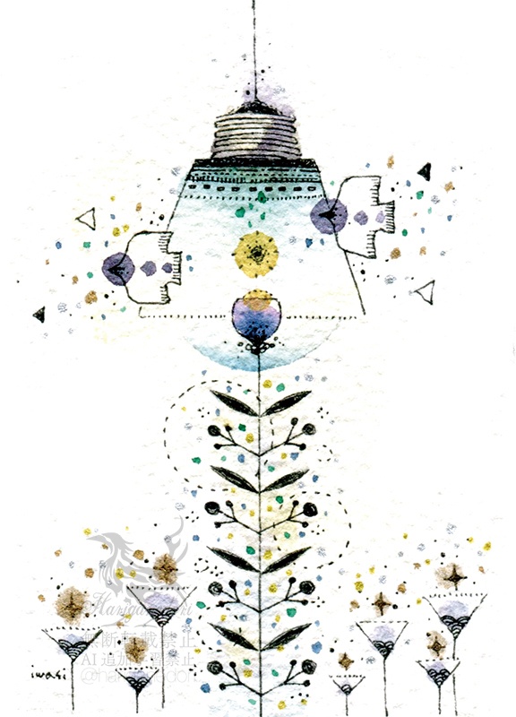 【原画】薄氷ばかりが煌々と