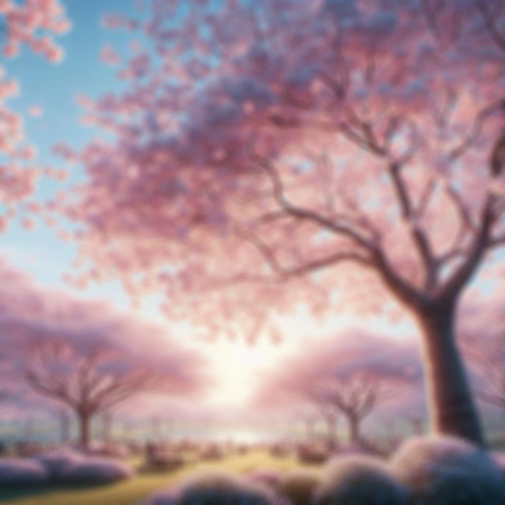  🌸【AIアート素材パック】四季の花風景セット（3枚組）