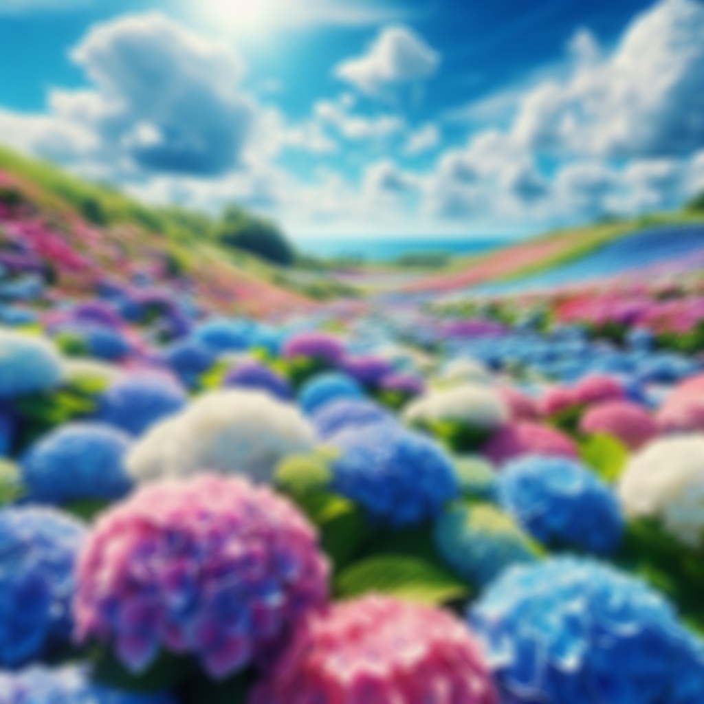 🌸【AIアート素材パック】四季の花風景セット(3枚組)