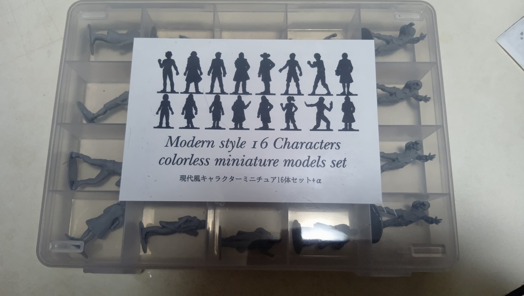 現代風キャラクターミニチュア16体セット+α