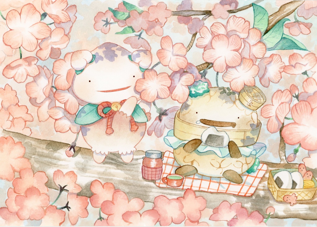 【デフォルメ】透明水彩/アナログ/イラストオーダーお受けします【原画郵送OK!】