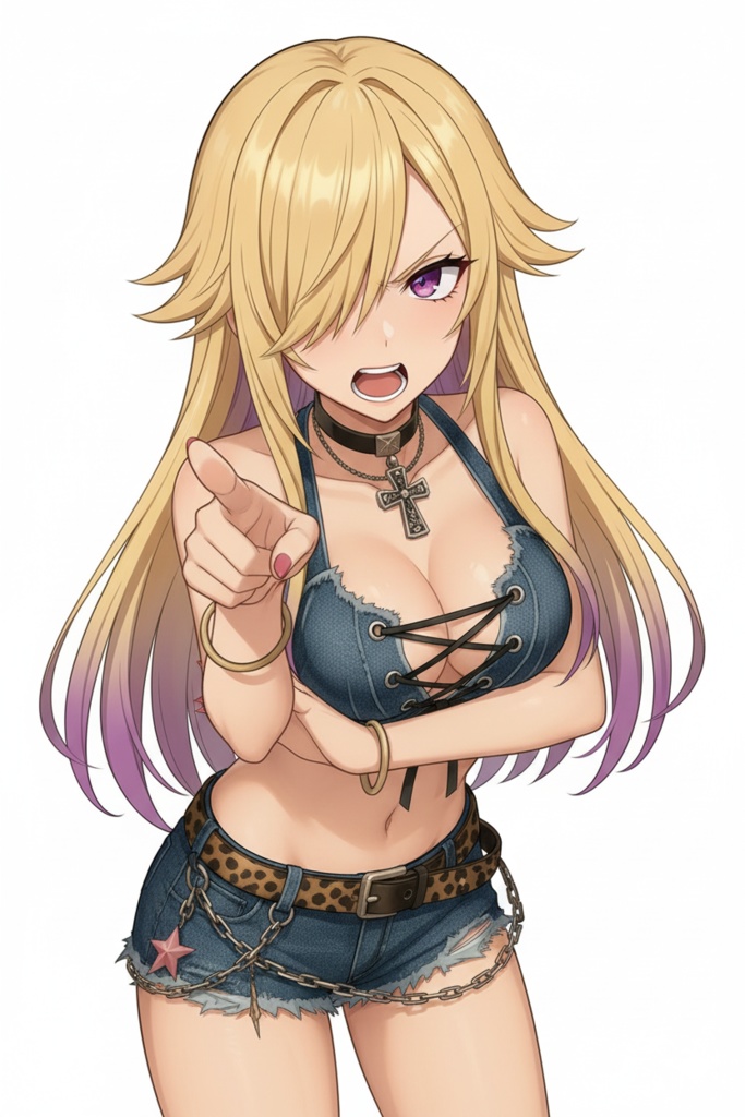 顔のクローズアップ【白岡るな】