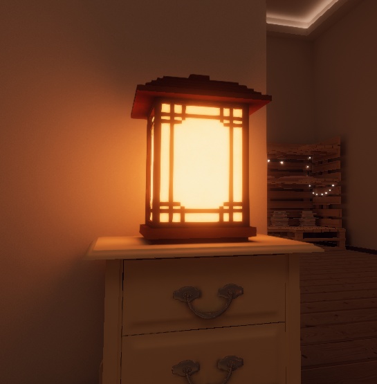 [Retro Simple Asian lamp] x 16