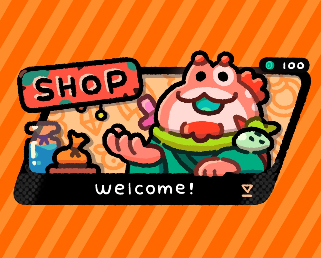 ステッカー【Welcome to shop】