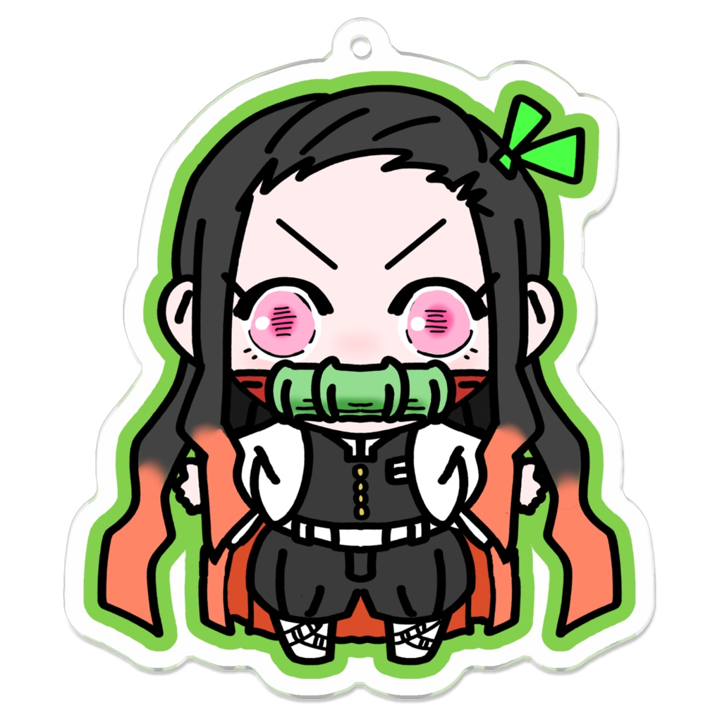 禰豆子柱コス　風柱