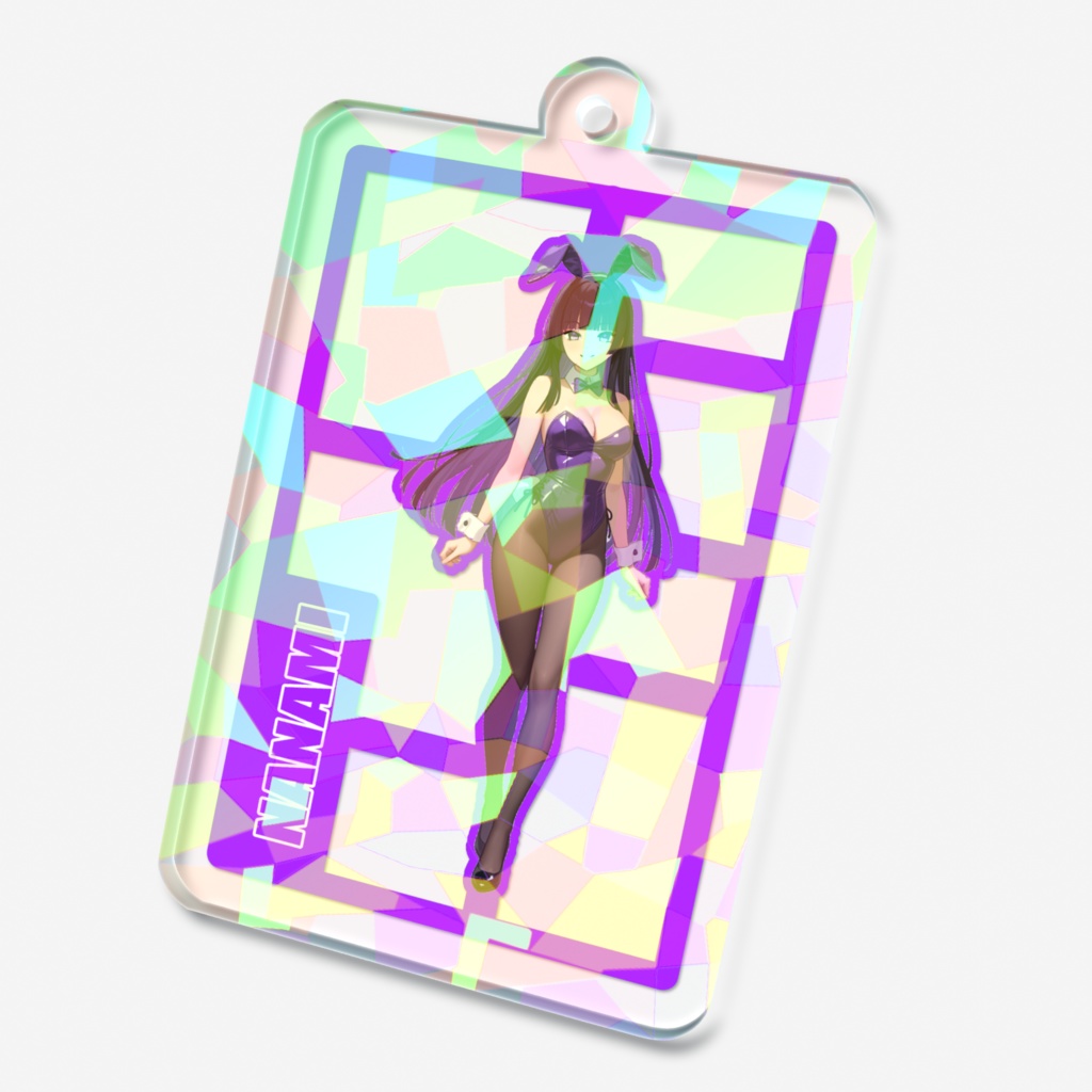 七彌 ホログラムアクキー C