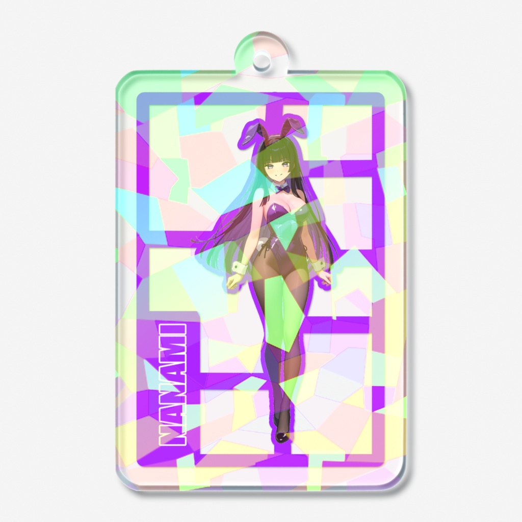 七彌　ホログラムアクキー　C