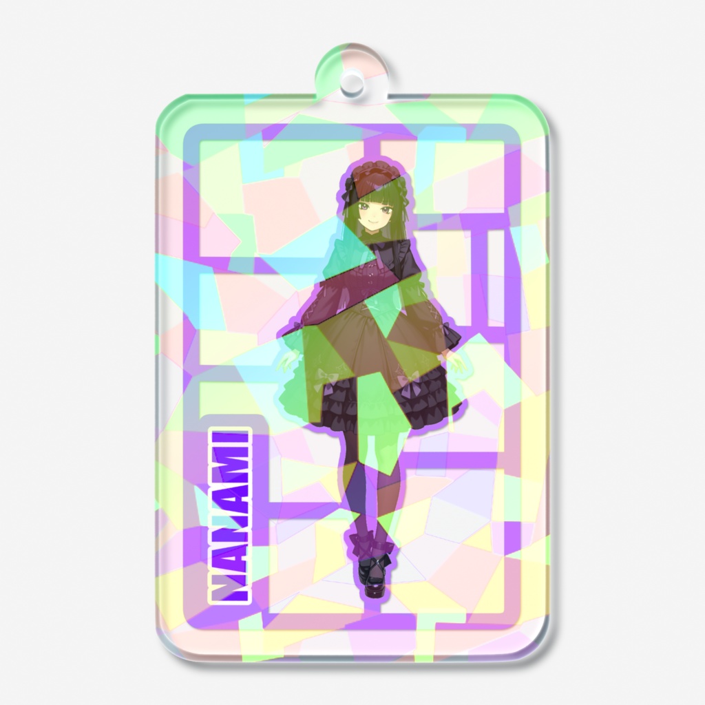 七彌　ホログラムアクキー　A