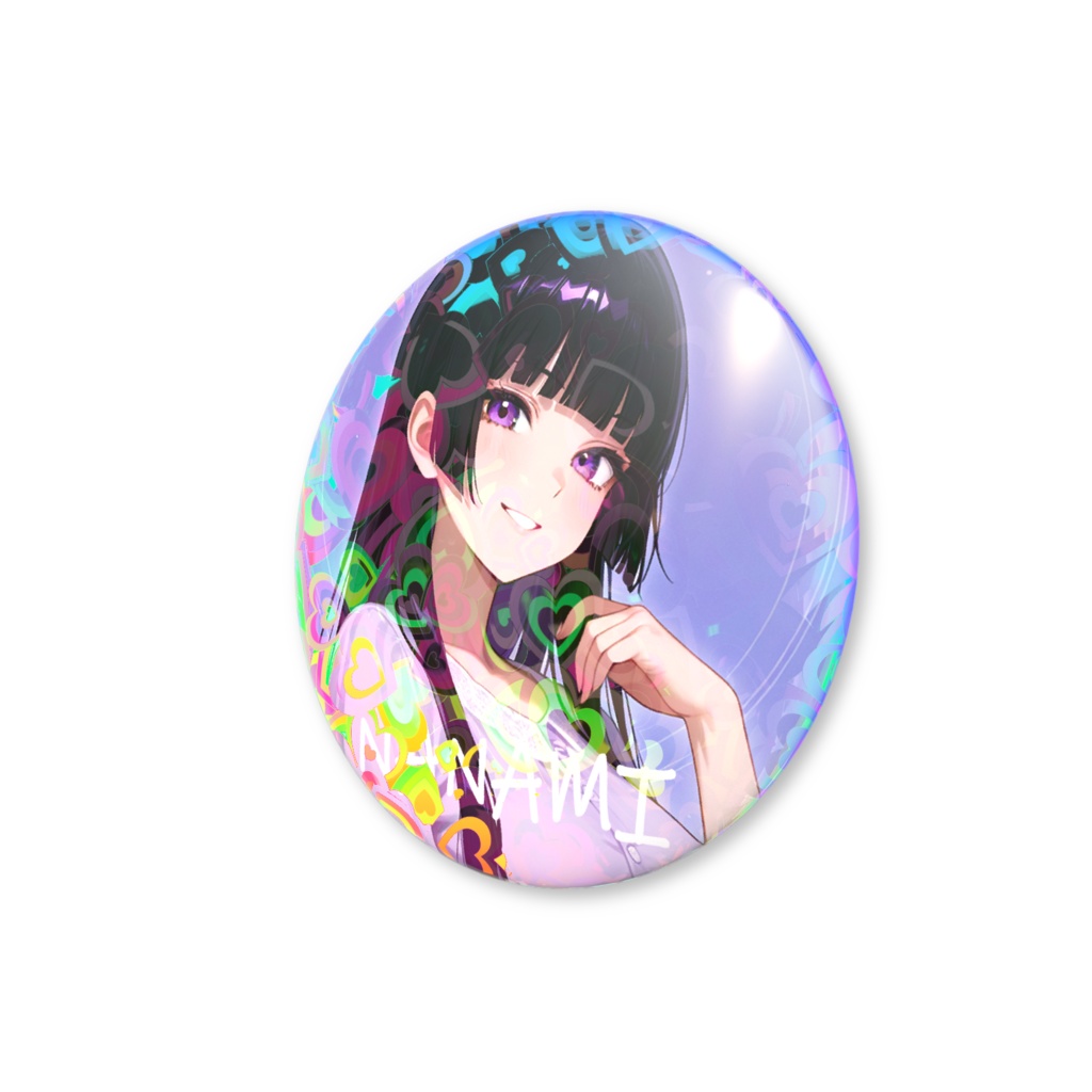 七彌 ホログラム缶バッチ G