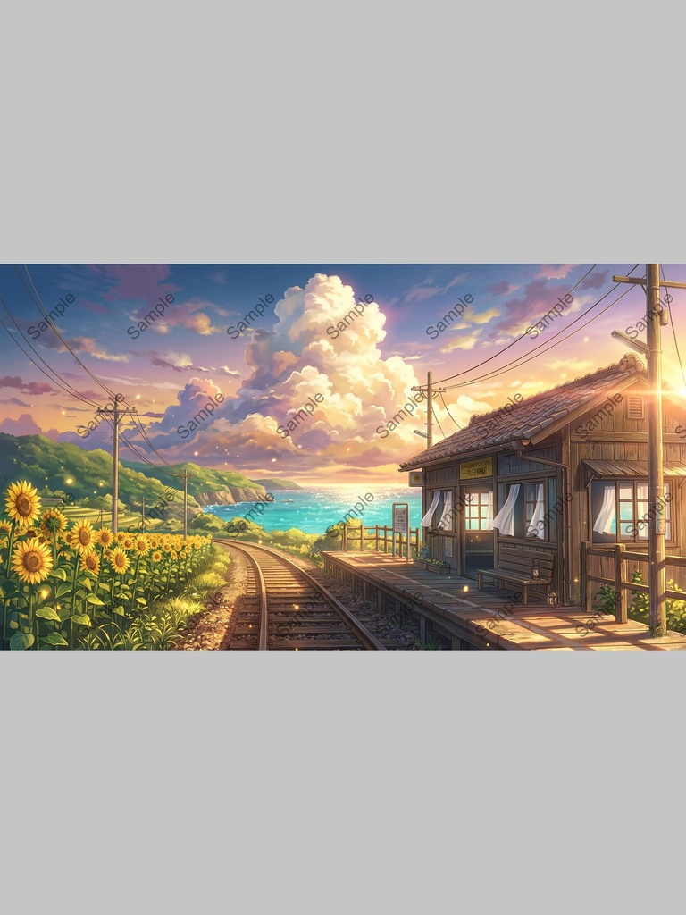 【背景素材140枚】背景セット Vol.1~アニメ風・幻想的な自然~【配信・ゲーム制作向け】