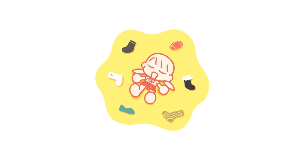 「片方しか見つからない」ステッカー