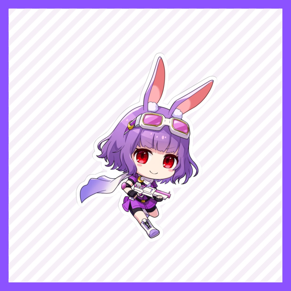 かぐや飛兎 ステッカー