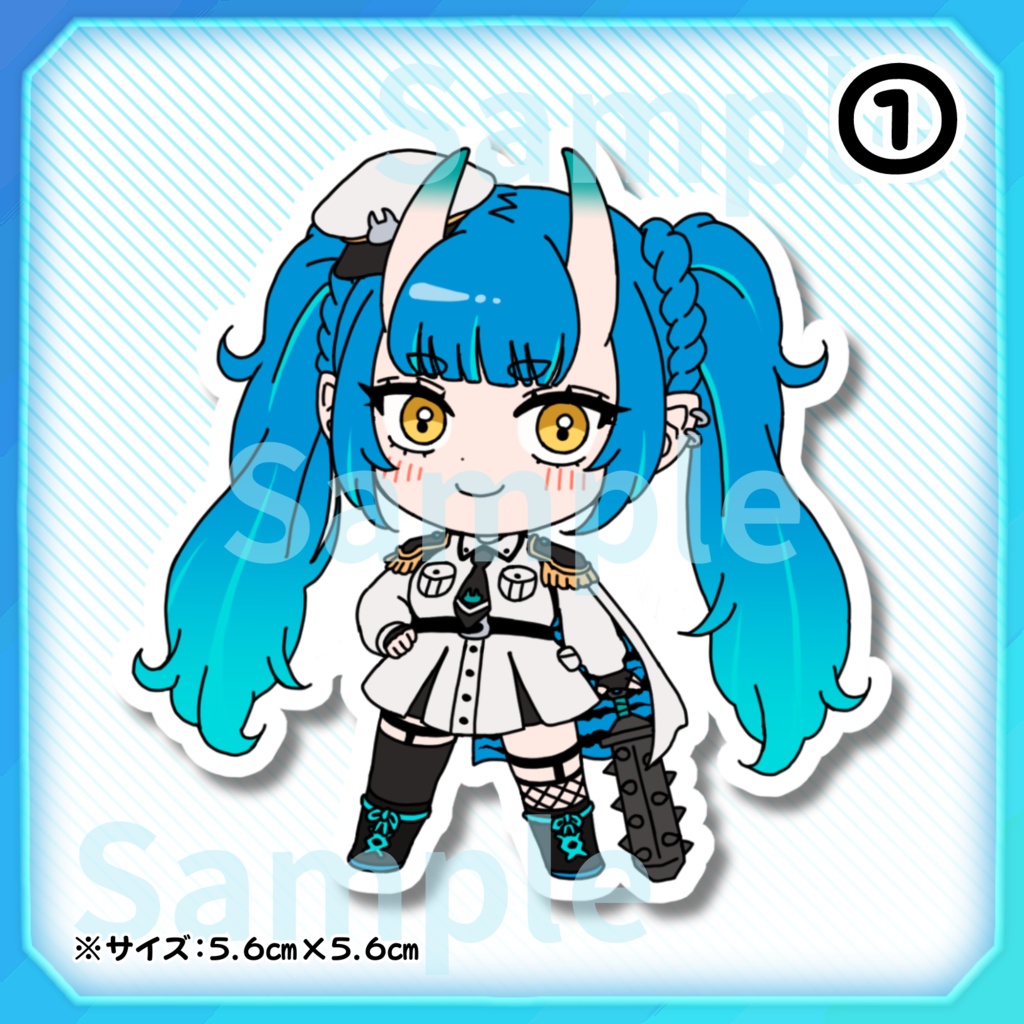 碧鬼はんにゃ ステッカー