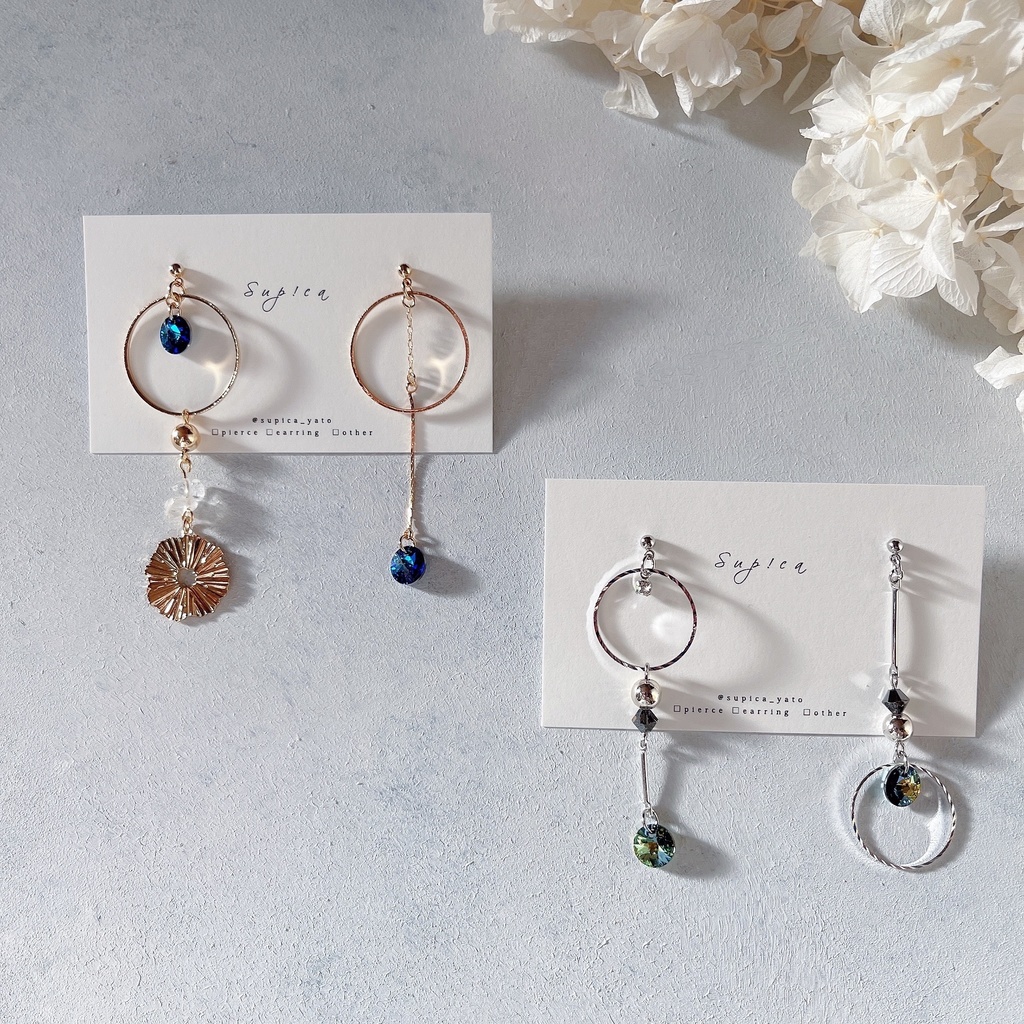 安室透(降谷零) レアカラースワロフスキーピアス・イヤリング