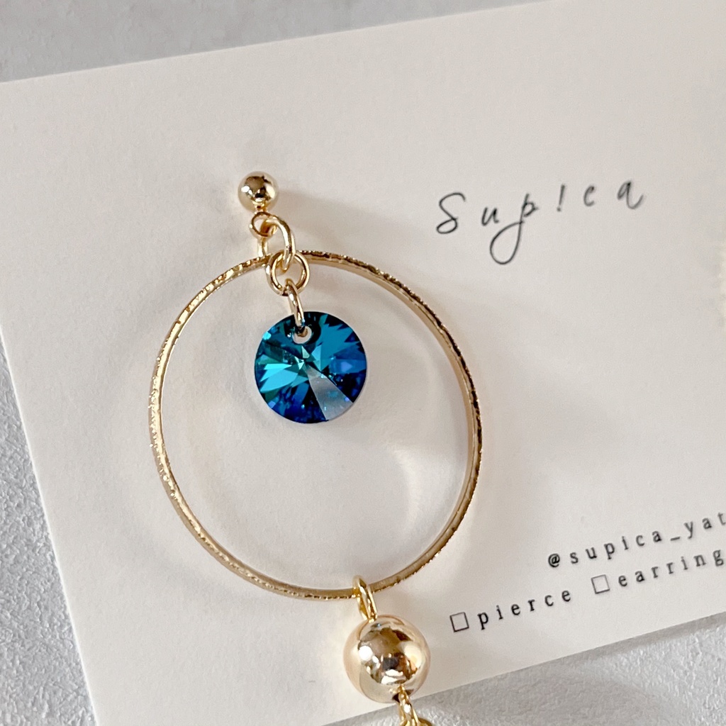安室透(降谷零) レアカラースワロフスキーピアス・イヤリング