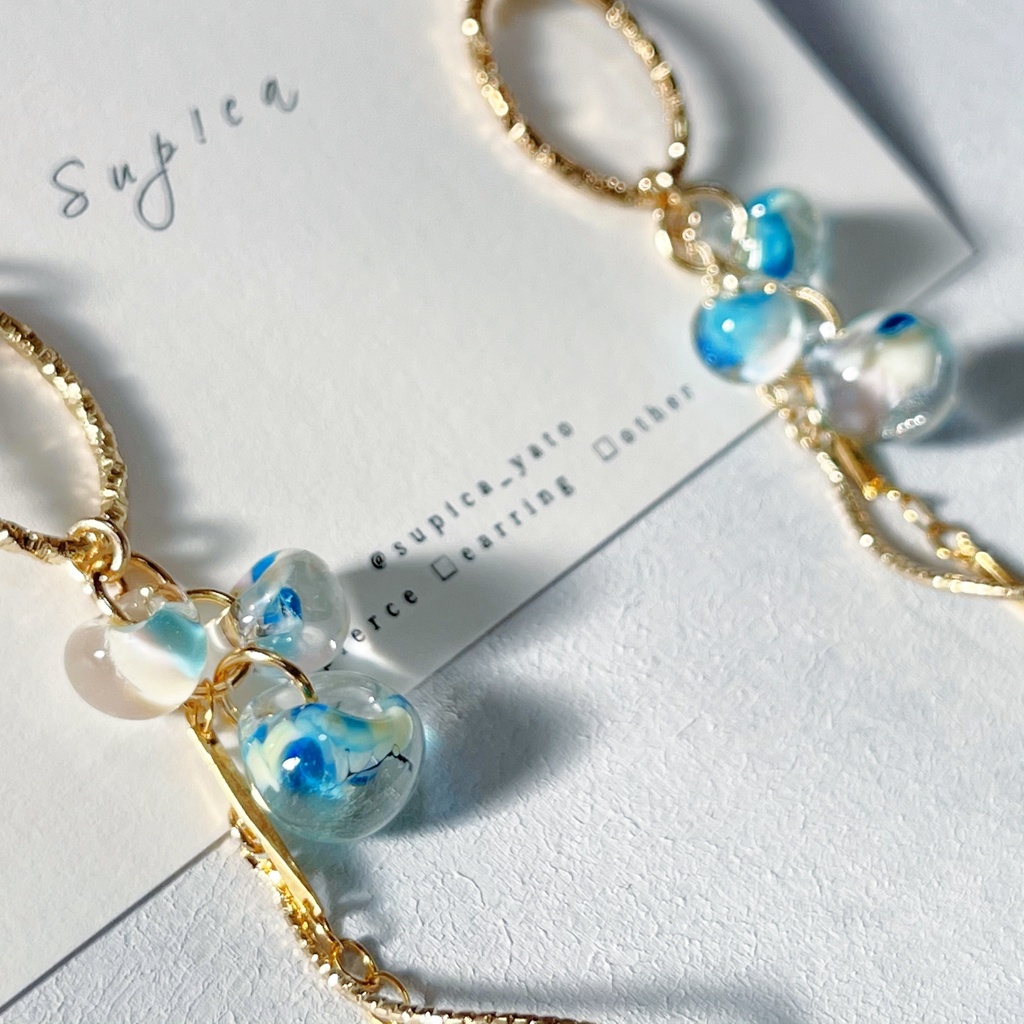 安室透 ココナッツブルーティアドロップピアス・イヤリング