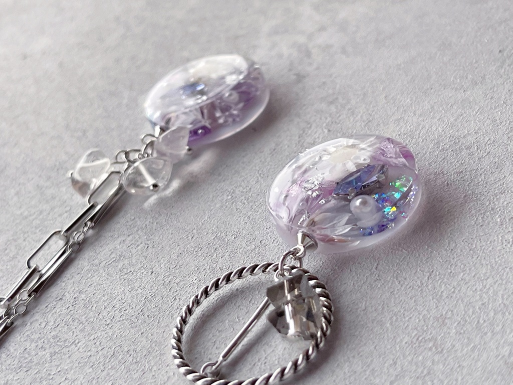 狗巻棘 スワロフスキーピアス・イヤリング