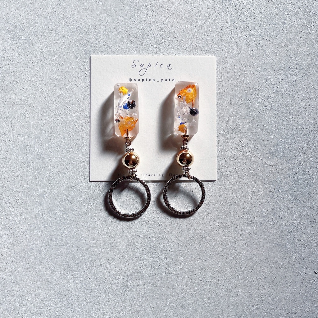 三ツ谷隆 2WAYイメージピアス・イヤリング