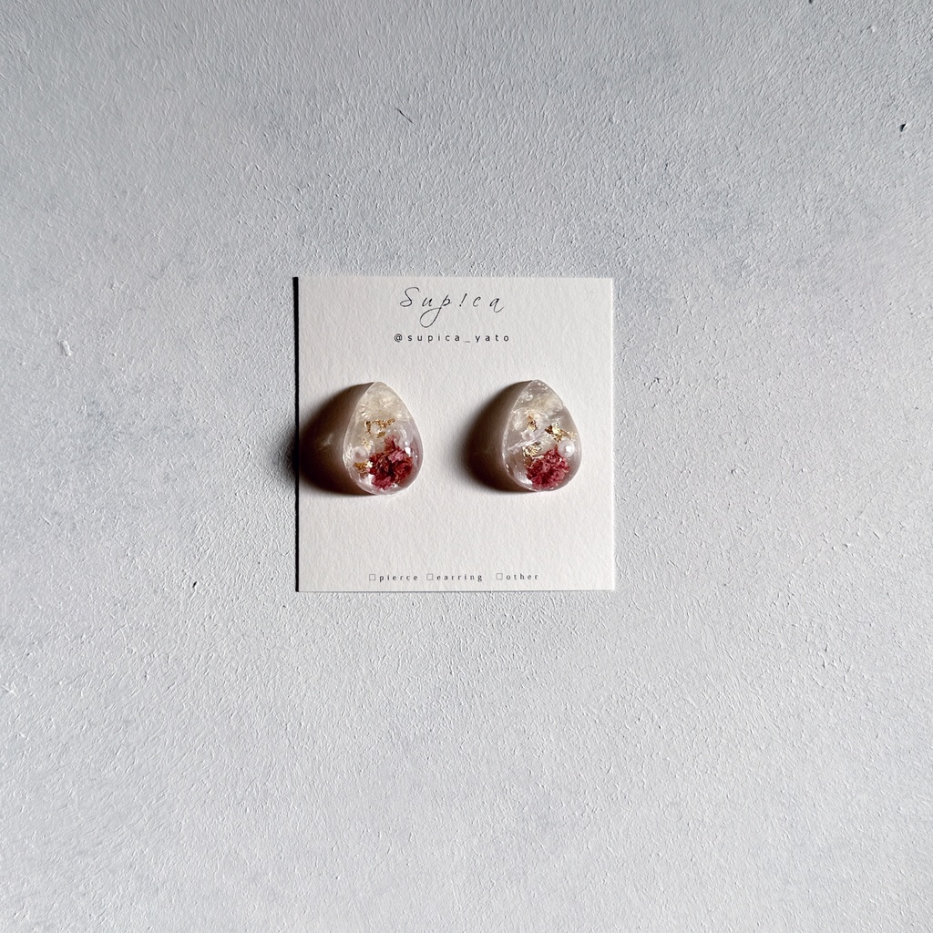 灰原哀 イメージフラワーピアス・イヤリング