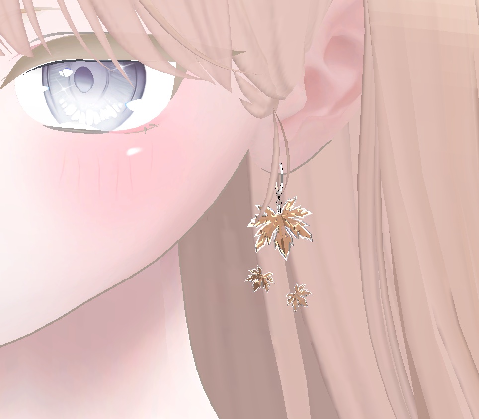 Autumn earring, ring