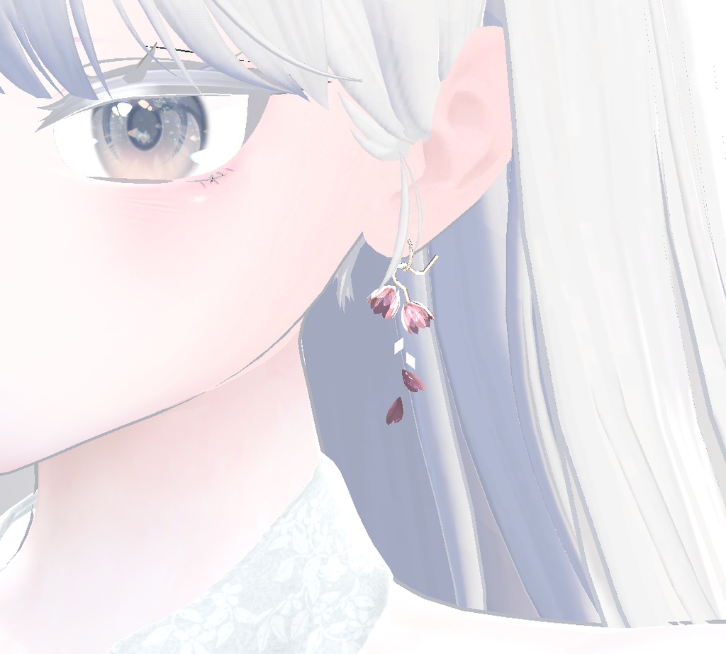 Flower earrings