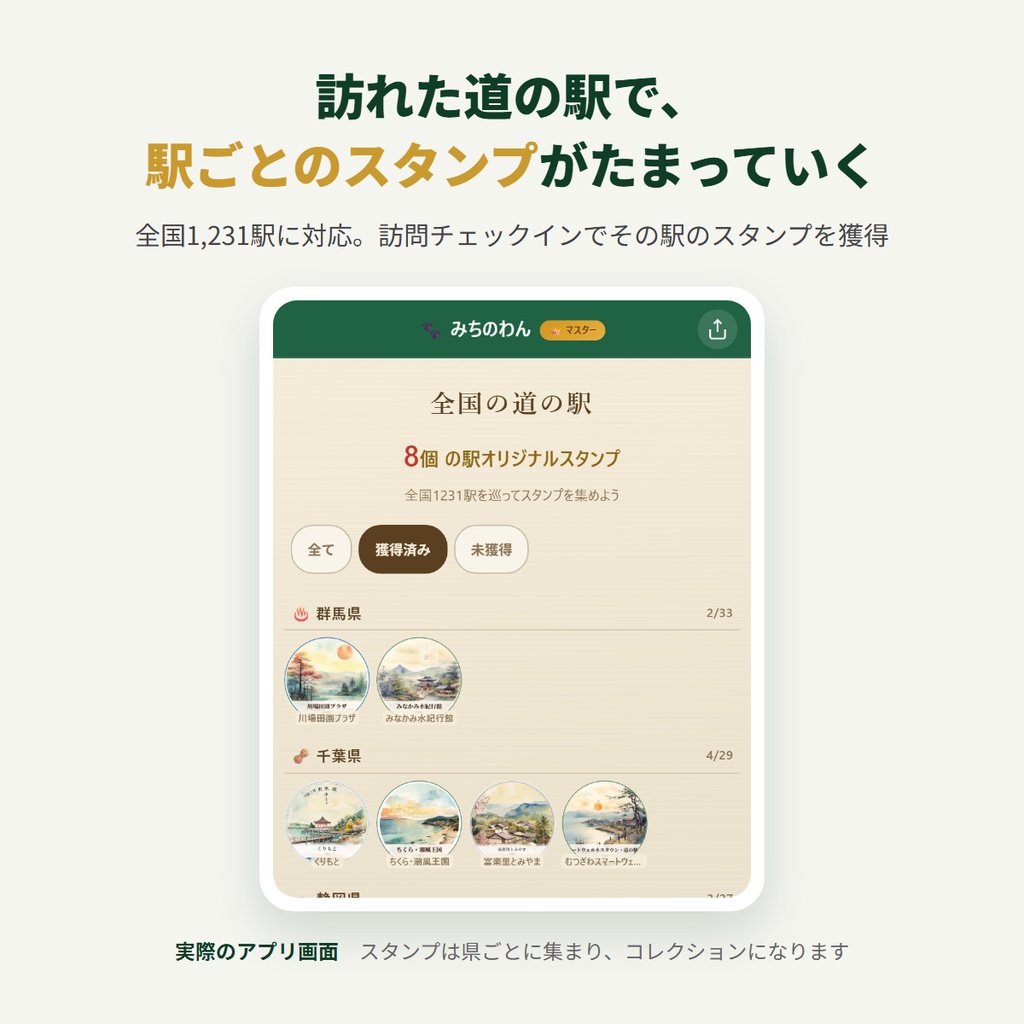みちのわん|家族と愛犬の旅の思い出日記アプリ プレミアム解除コード(道の駅 全国1,231駅対応)