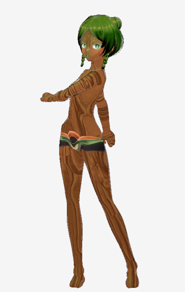 WoodFlora VRM 3D VTuber Avatar Ready to use