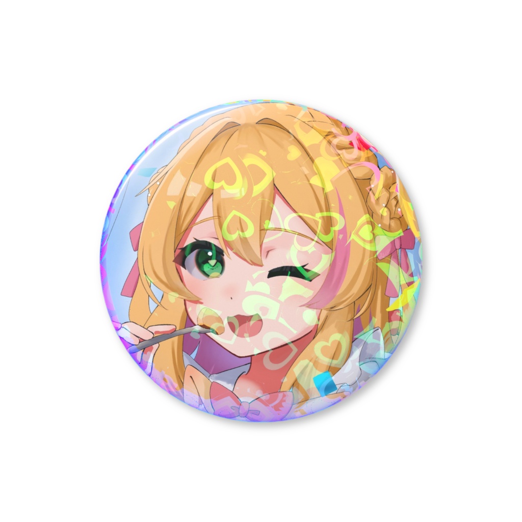 【甘望ぷりん】缶バッチ①