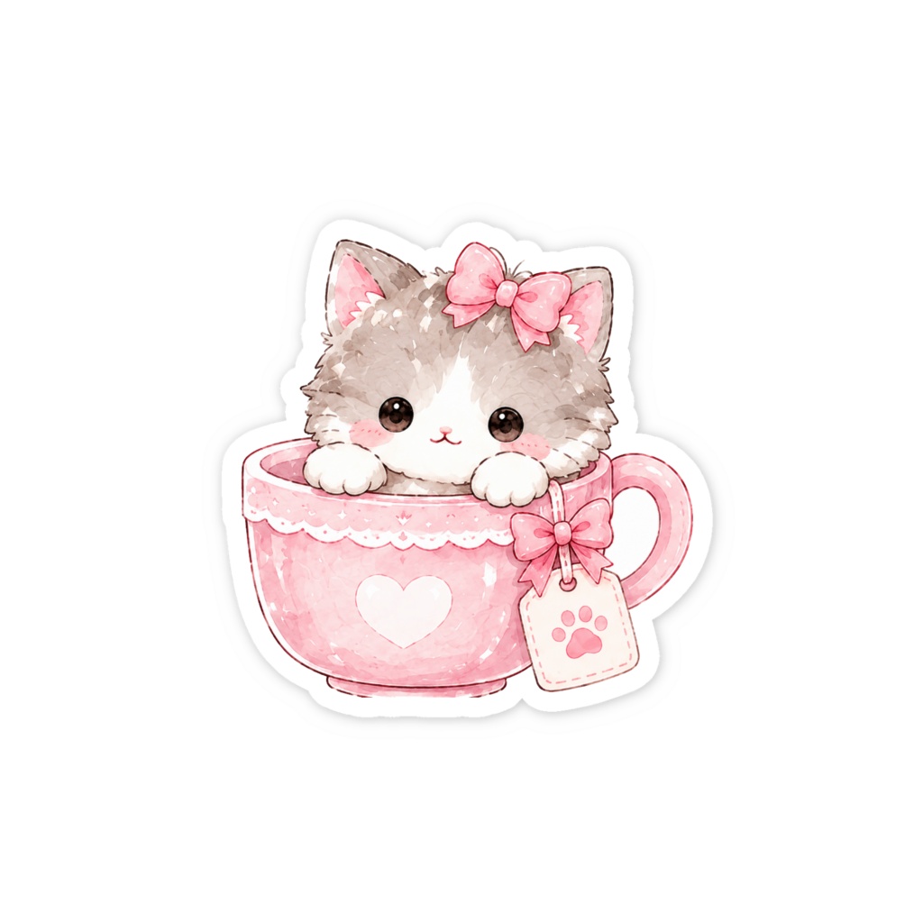 NEKOMO SWEETS / ティーカップねこ