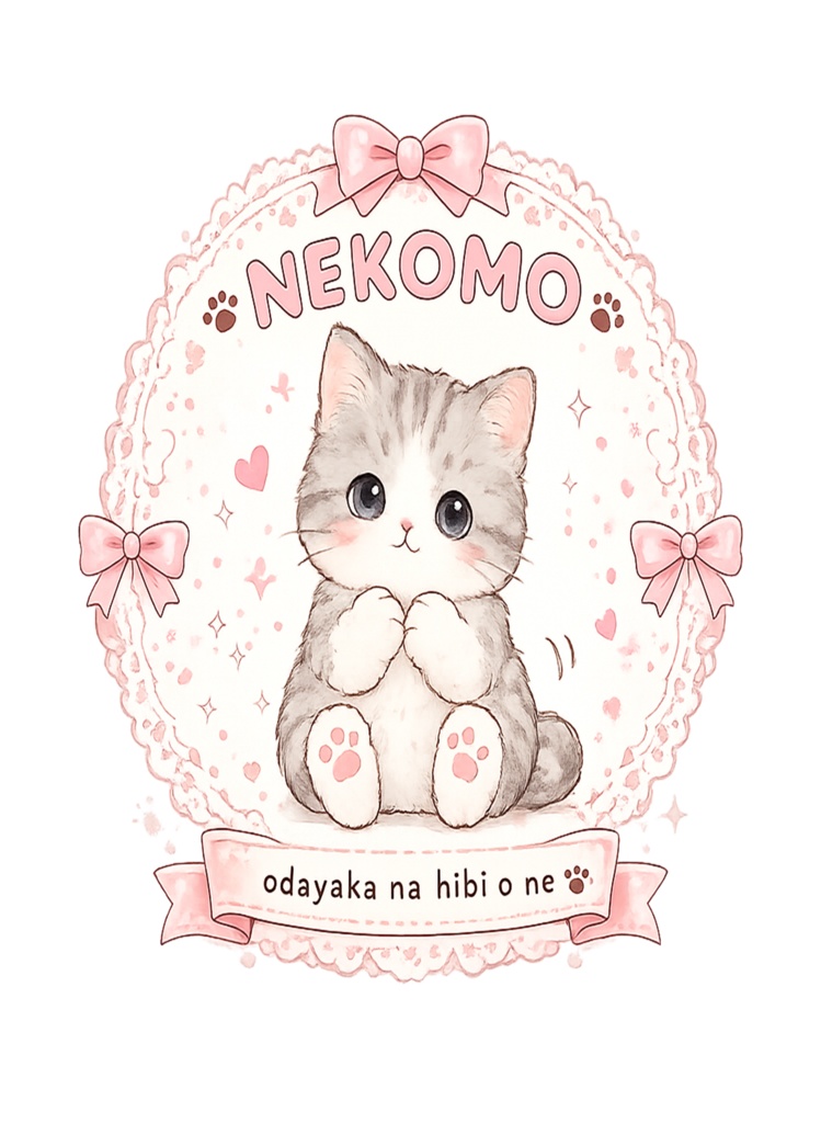 【NEKOMO】きゅるねこTシャツ｜かわいい猫デザインTシャツ